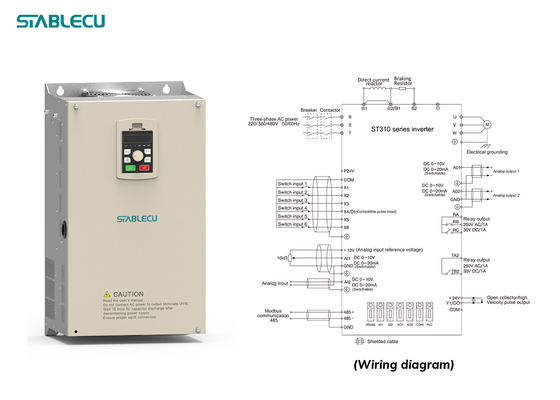 3 Phase AC Frequency Inverter 60HZ To 50HZ VFD VSD 30KW 37KW