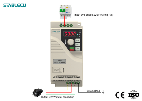 Mini VFD 220V Single Phase Frequency Converter For Drawing Machines