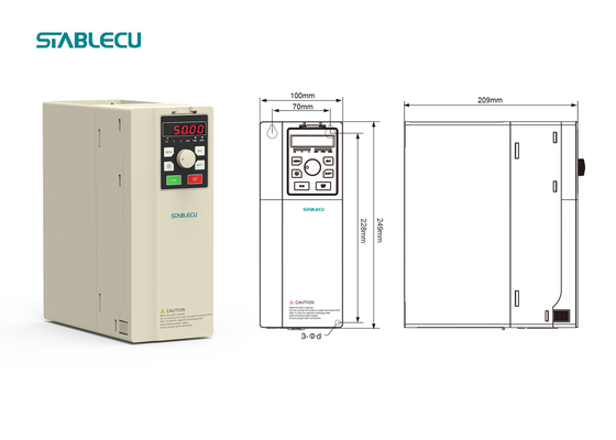 50HZ 60HZ Vector Frequency Converter 5.5KW 7.5KW 11KW AC Inverter Drives