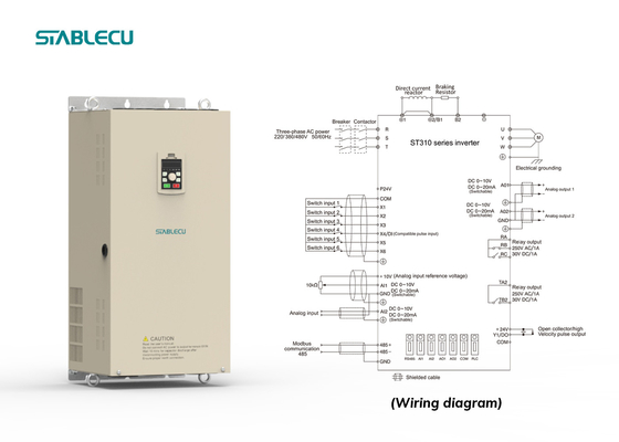 75KW 100HP Variable Frequency Drive Inverter 220V 1 Phase  VSD