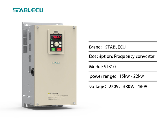 Triple Output 15KW Frequency Inverter 220V 380V 480V For 3 Phase Motor
