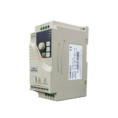220V 0.75KW 1HP VFD Single Phase Output 50HZ 60HZ Mini Type