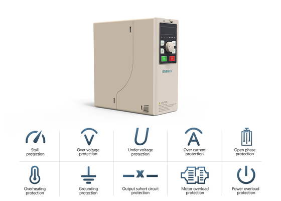 CE 0.75KW Motor Frequency Inverter , AC VFD For Three Phase Motor