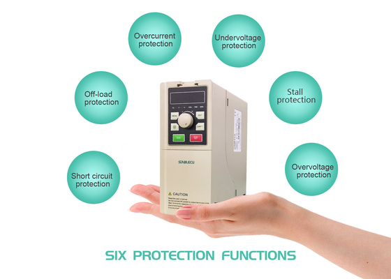 CE 0.75KW Motor Frequency Inverter , AC VFD For Three Phase Motor