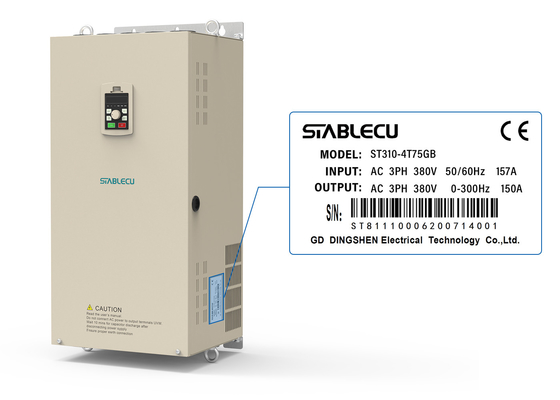 AC Electric VSD Frequency Inverter , 380V 110KW Vector Frequency Inverter