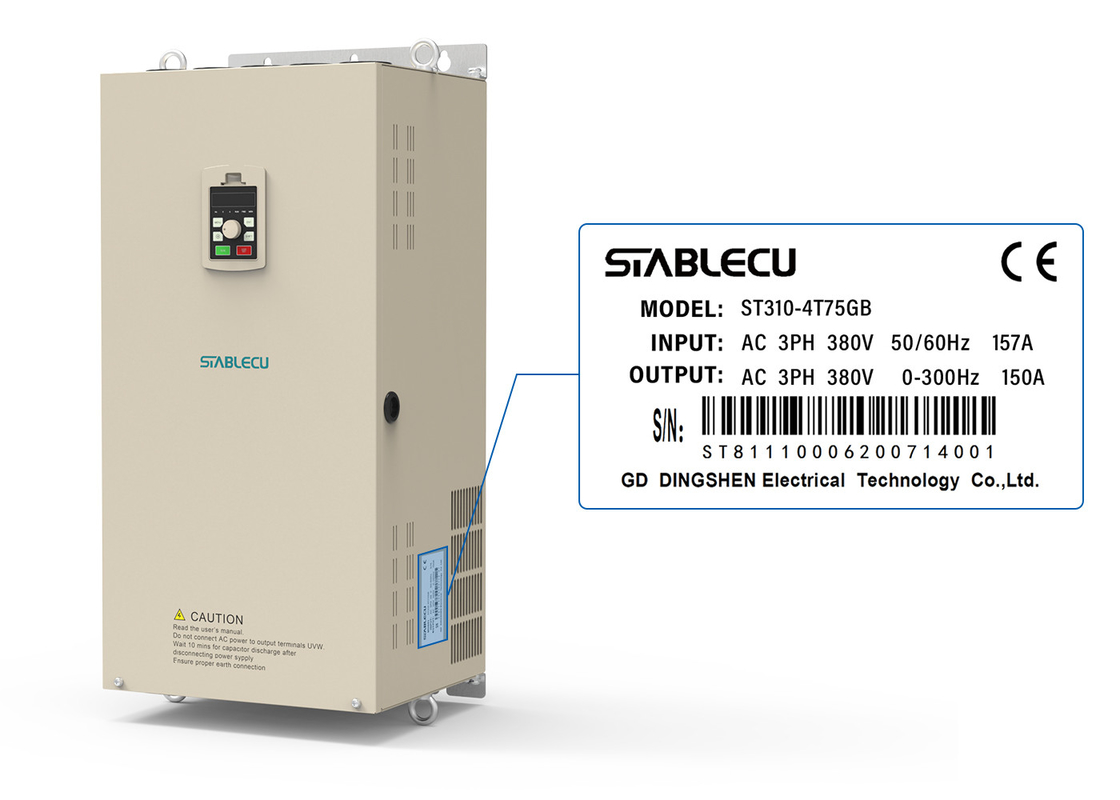 AC Electric VSD Frequency Inverter , 380V 110KW Vector Frequency Inverter