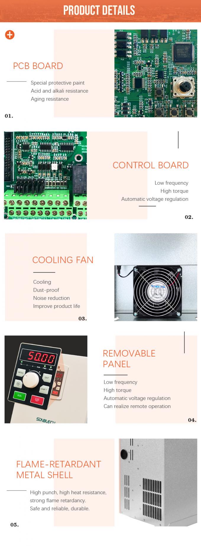 45KW Variable Frequency Converter PCB Board Universal AC Inverter System