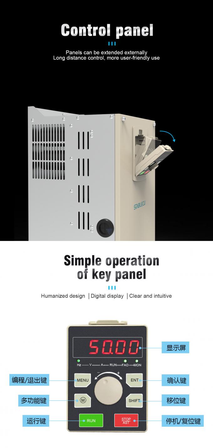 VFD Single Phase To Three Phase Frequency Inverter 15KW 20HP